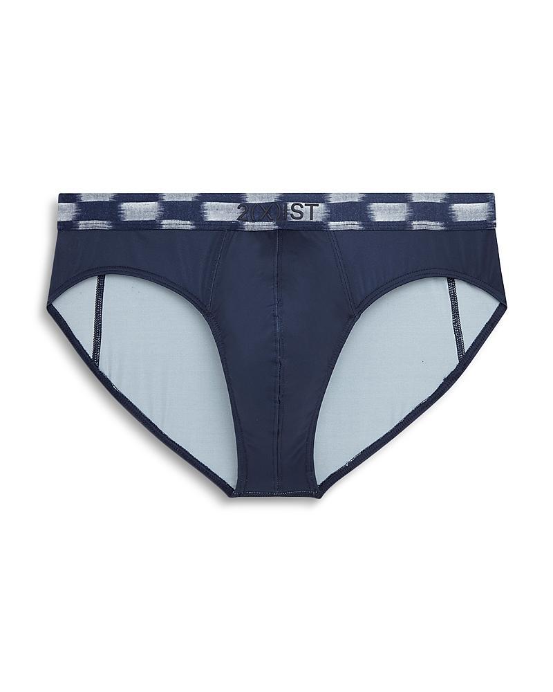 2(X)IST Sliq Brief (Sunset Stripe) Men's Underwear Product Image