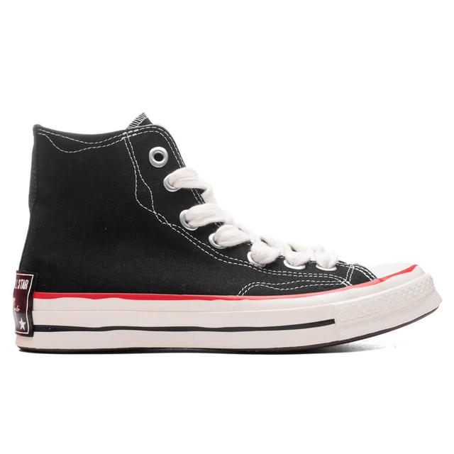 Chuck 70 Hi Sketch - Black/White/Red Male Product Image