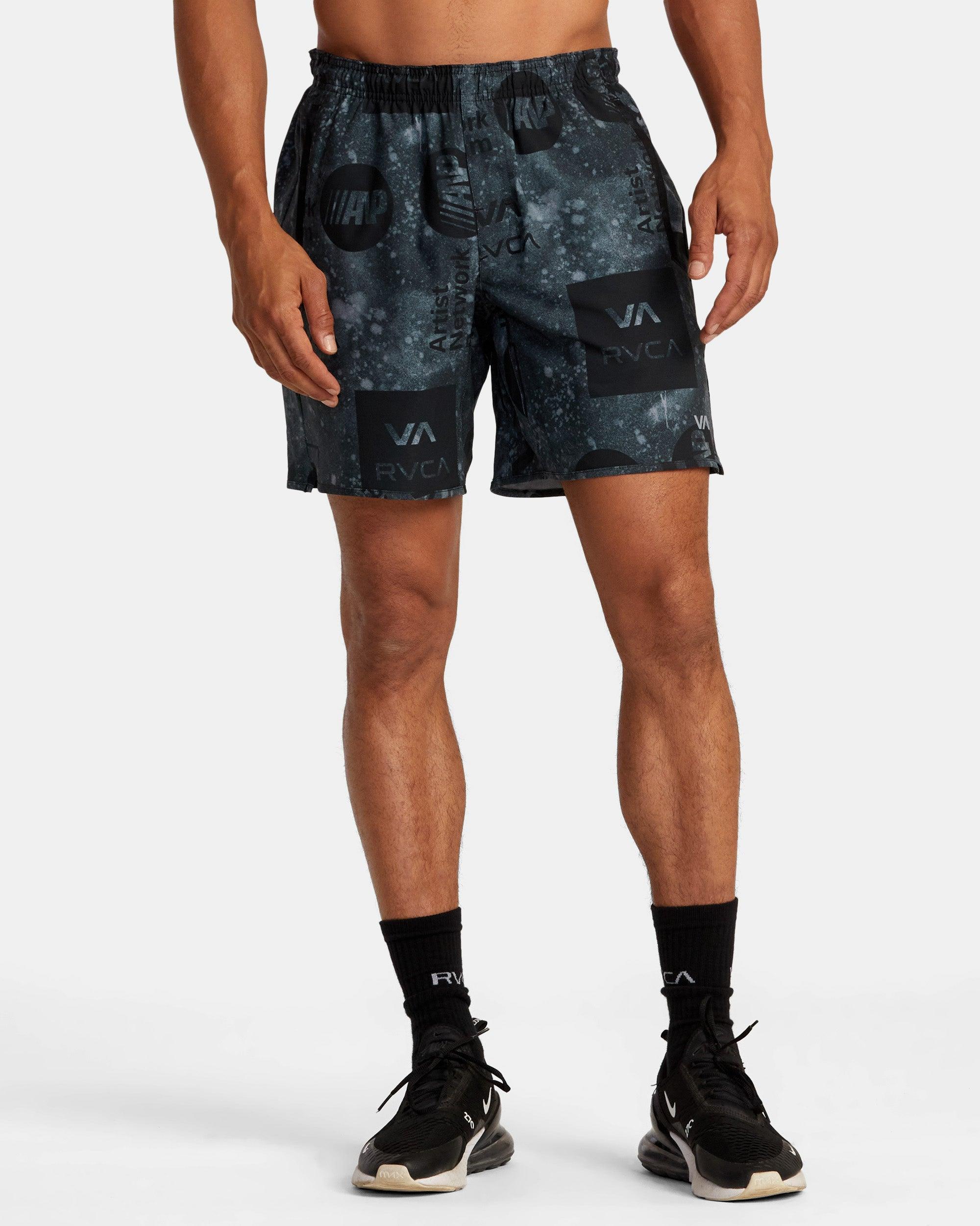 Yogger Stretch 17" Athletic Shorts - All Brand Acid Trip Product Image