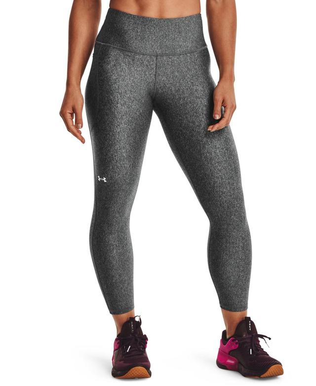 Under Armour Womens HeatGear High-Rise Full Length Leggings - Black / Product Image