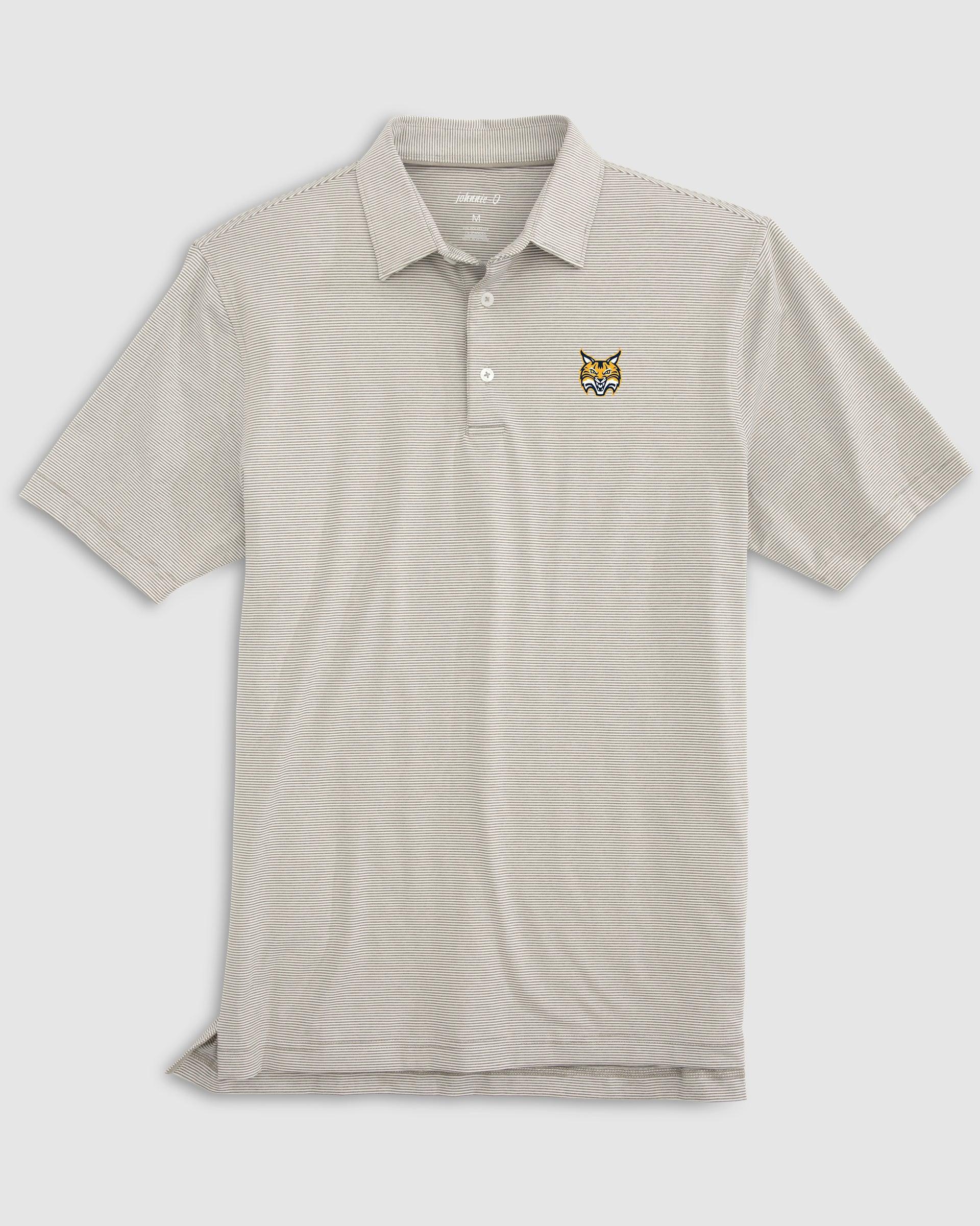 Calgary Flames Lyndonn Striped Jersey Performance Polo Product Image