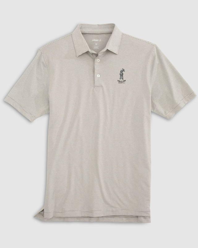 Kansas State Lyndon Striped Jersey Performance Polo - Vintage Logo Male Product Image