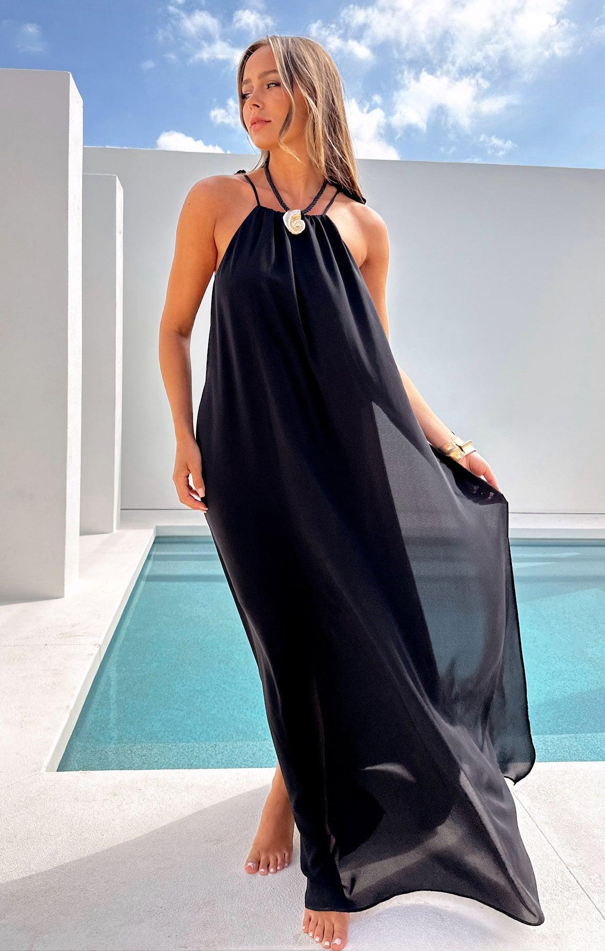 Rochester Maxi Dress ~ Black Product Image