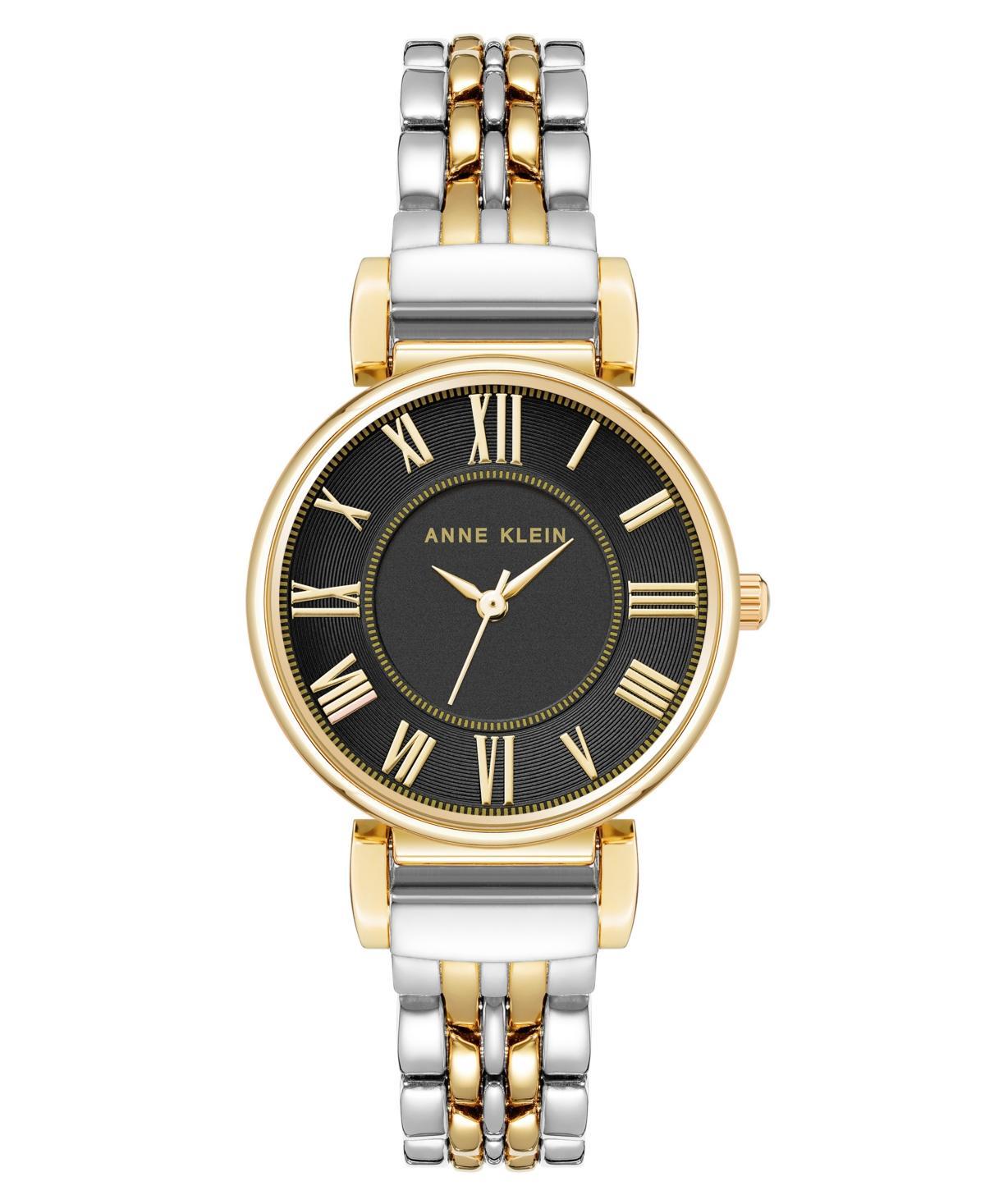 Anne Klein Womens Quartz Two-Tone Alloy Link Bracelet Watch, 30mm Product Image