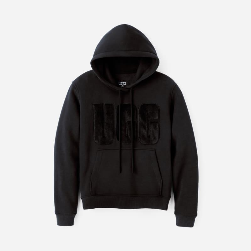 UGG Womens Rey Fuzzy Logo Hoodie Cotton Blend Product Image