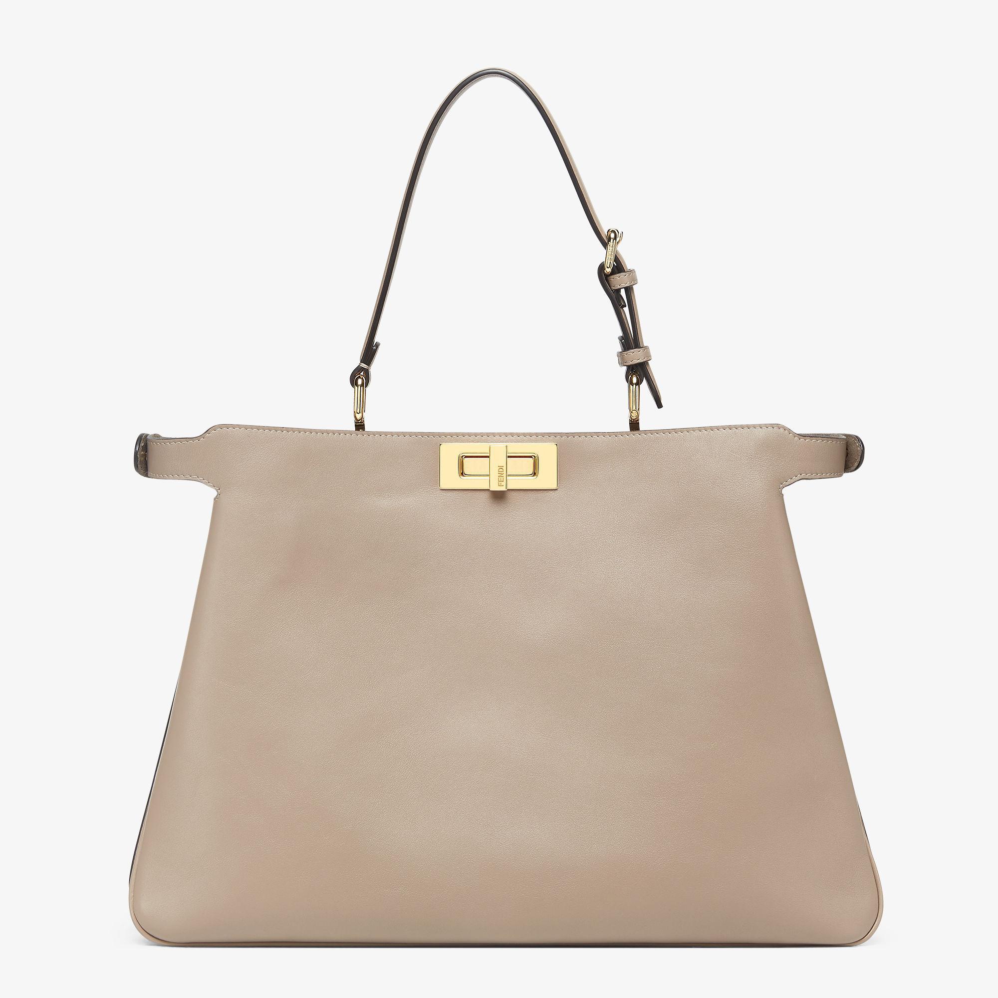 Peekaboo Soft LargeDove gray leather bag Product Image