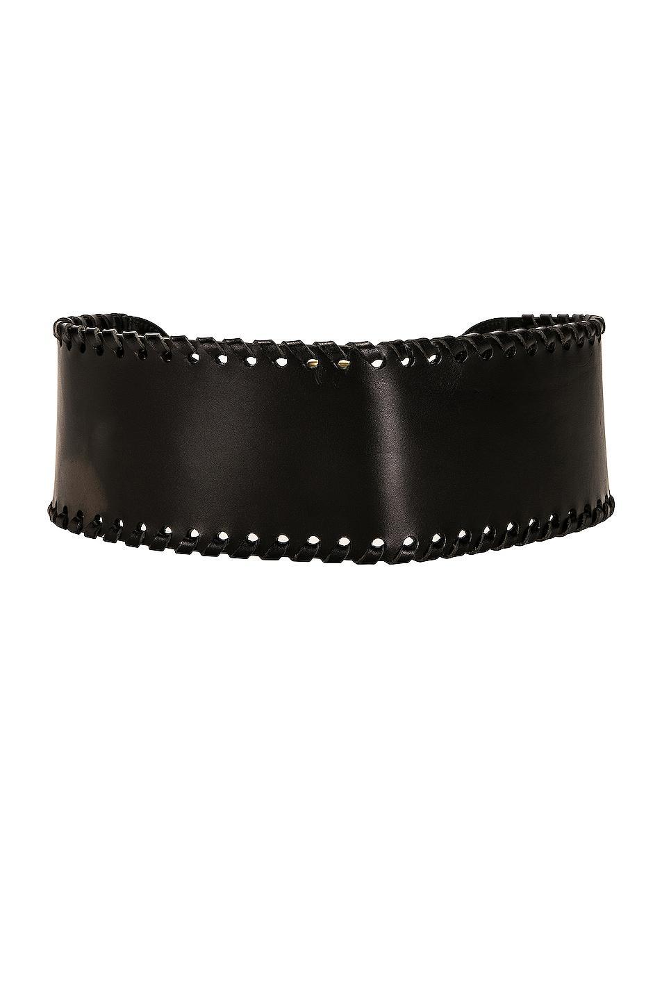 Isabel Marant Woma Braided Leather Belt Black. (also in ). Product Image