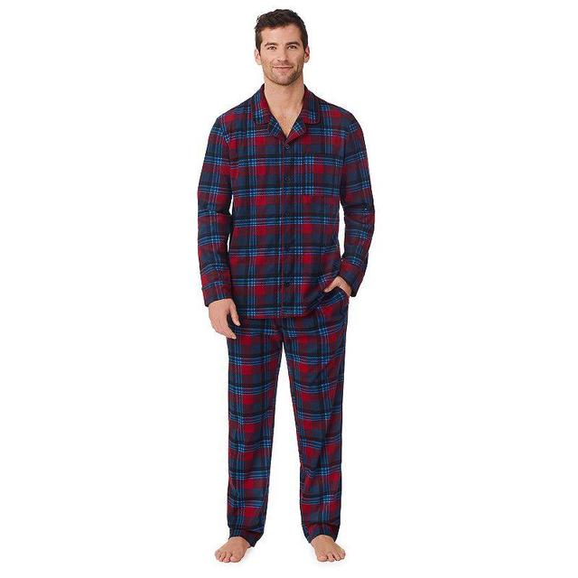 Big & Tall Cuddl Duds Cozy Lodge Notch Collar 2-Piece Pajama Set, Mens Product Image