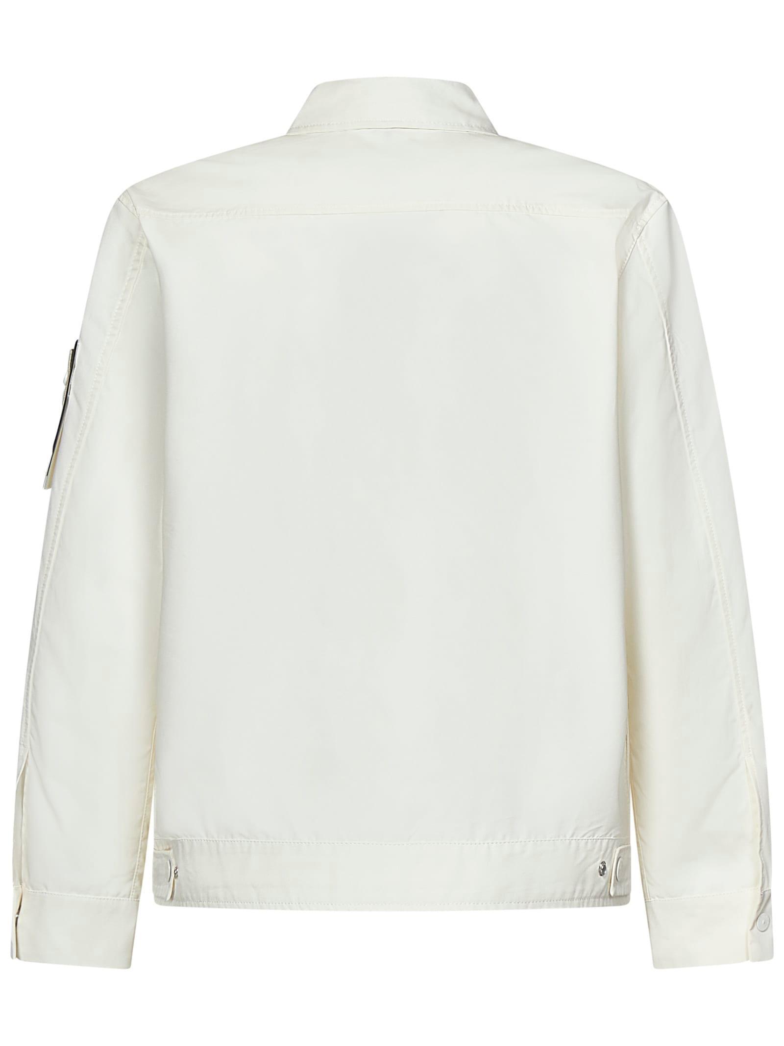 STONE ISLAND Jacket In White Product Image