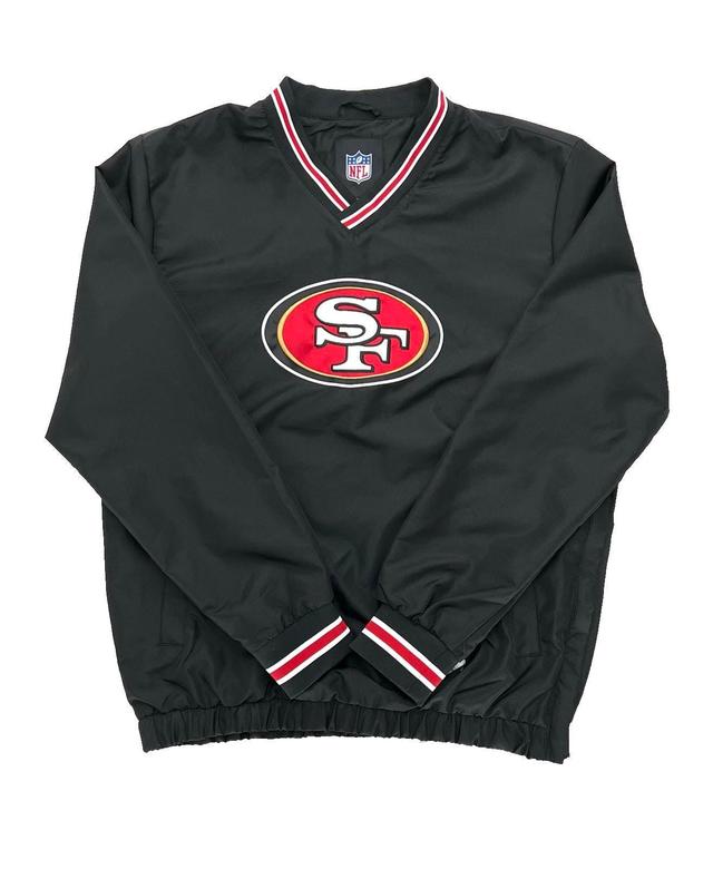 San Francisco 49ers Windbreaker with Pocket - Black Male Product Image