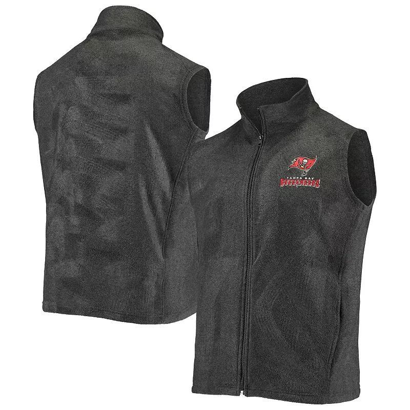 Mens Gray Tampa Bay Buccaneers Houston Fleece Full-Zip Vest Product Image