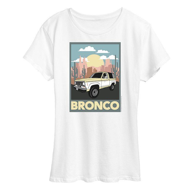 Womens Ford Bronco Desert Graphic Tee Product Image