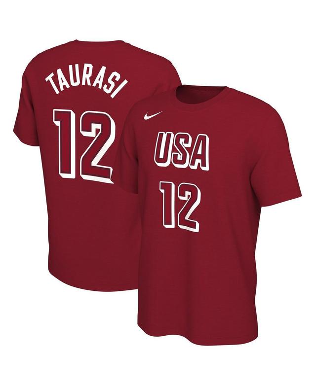 Nike Mens Diana Taurasi Red Usa Basketball 2024 Summer Olympics Name Number T-Shirt Product Image