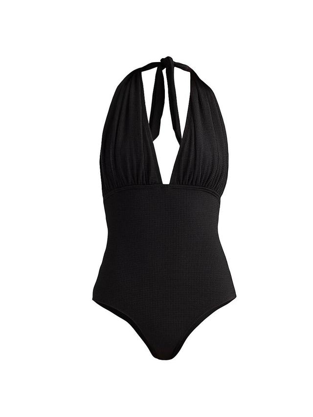 Womens Halter One-Piece Swimsuit Product Image