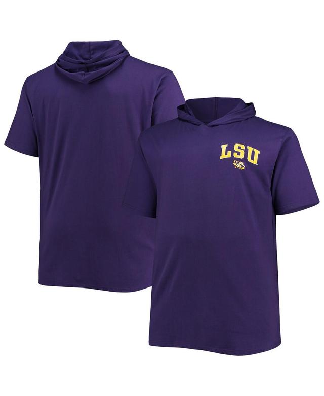 Mens LSU Tigers Big & Tall Team Hoodie T-Shirt Product Image