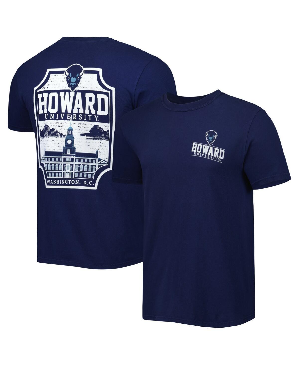 Mens Navy Howard Bison Logo Campus Icon T-shirt Product Image