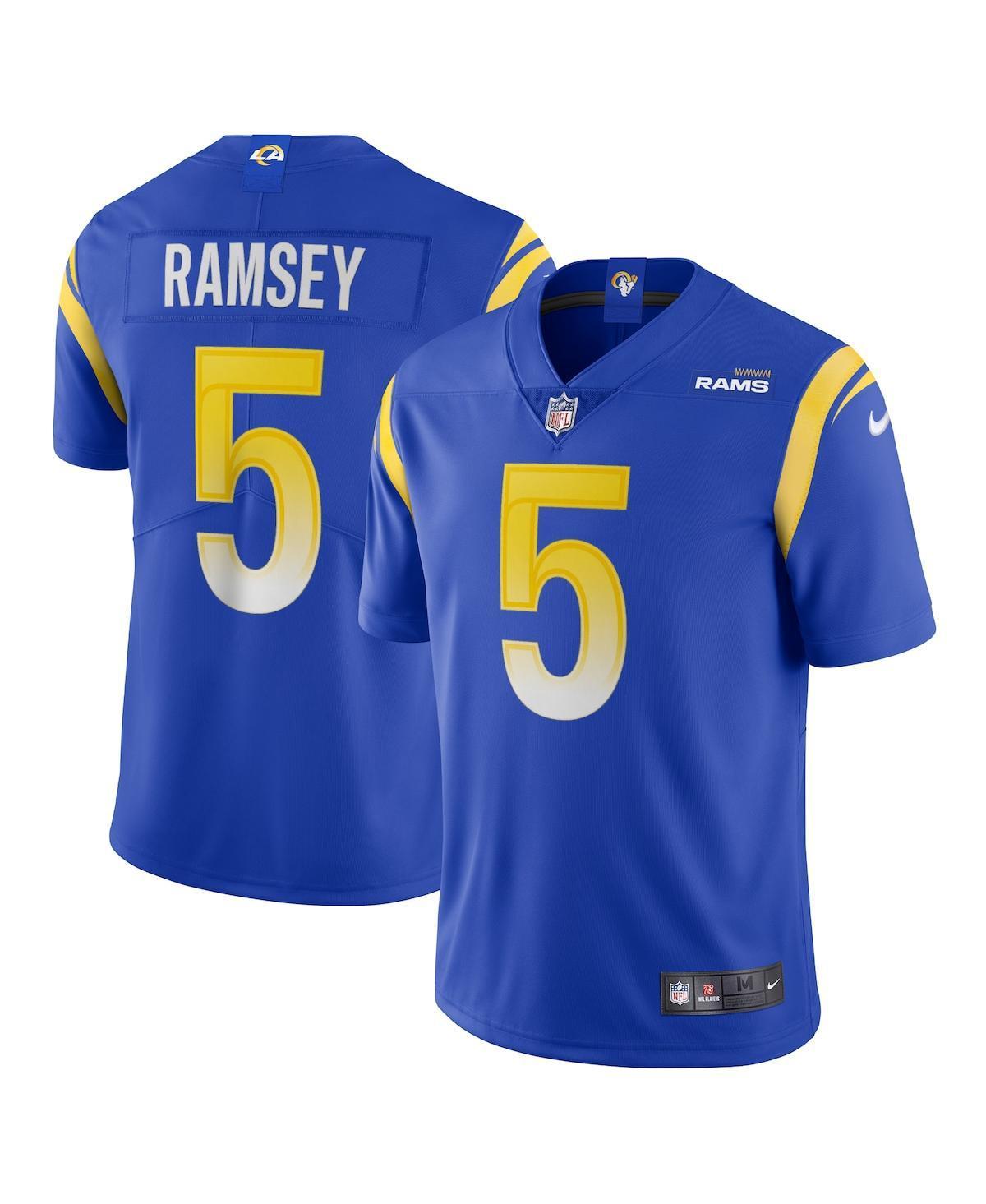 Mens Nike Jalen Ramsey Royal Los Angeles Rams Team Vapor Limited Jersey - Royal Product Image