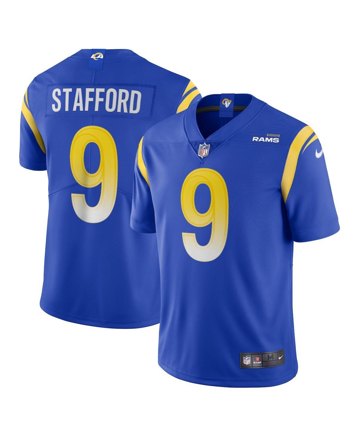 Mens Nike Matthew Stafford Royal Los Angeles Rams Vapor Limited Jersey Product Image