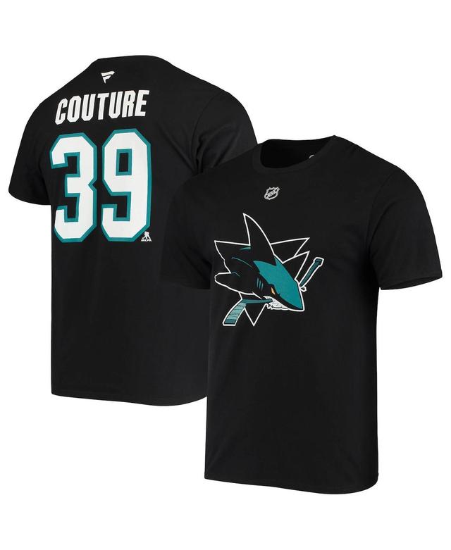 Mens Fanatics Branded Logan Couture Black San Jose Sharks Alternate Jersey Logo Name & Number T-Shirt Product Image