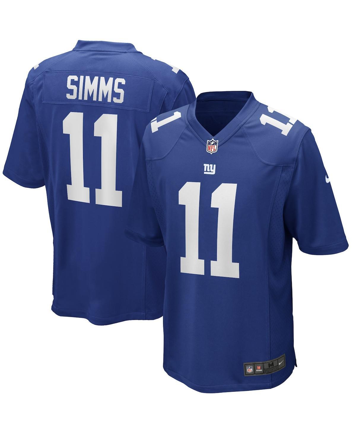 Mens Nike Phil Simms Royal New York Giants Game Retired Player Jersey - Royal Product Image