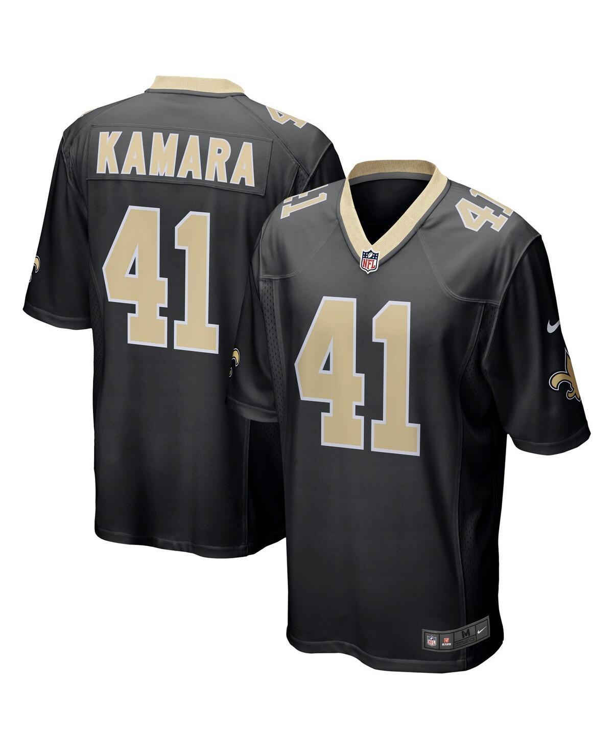 Mens Nike Alvin Kamara Black New Orleans Saints Game Jersey - Black Product Image