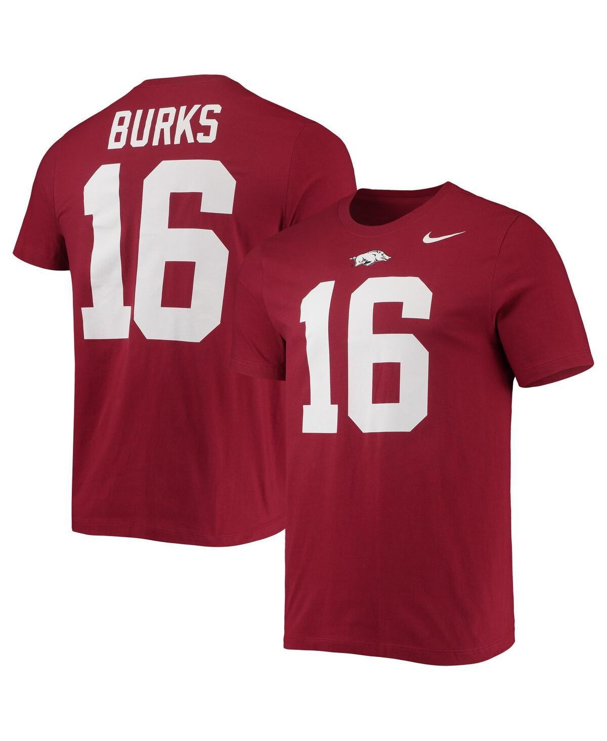 Mens Nike Treylon Burks Cardinal Arkansas Razorbacks 2022 NFL Draft Name & Number T-Shirt Product Image