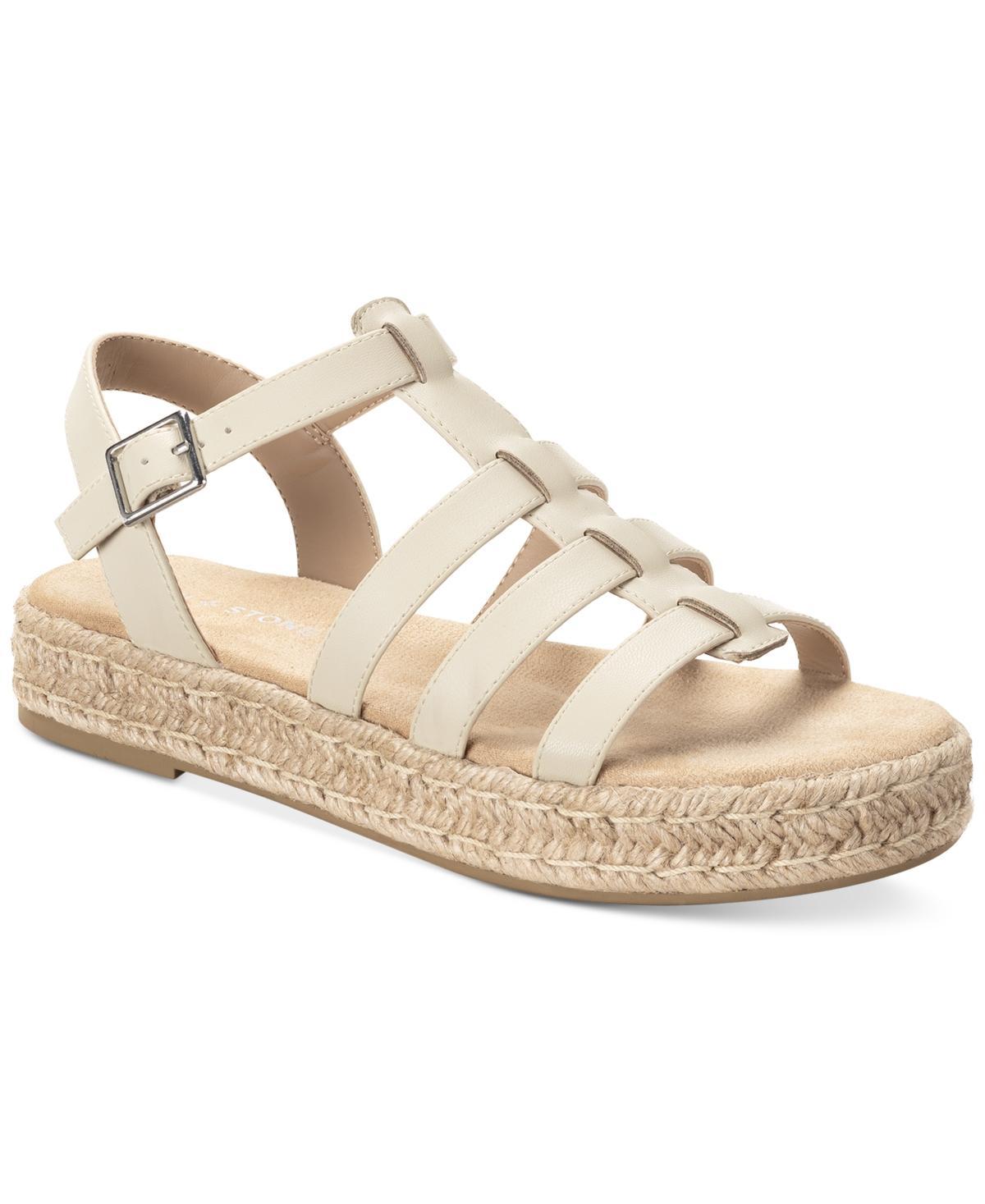 Sun + Stone Womens Rykerr Fisherman Espadrille Flatform Sandals, Created for Macys Product Image