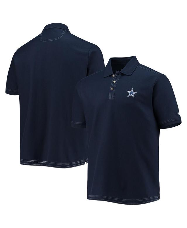 Mens Tommy Bahama Navy Dallas Cowboys Logo Emfielder Polo Shirt Product Image