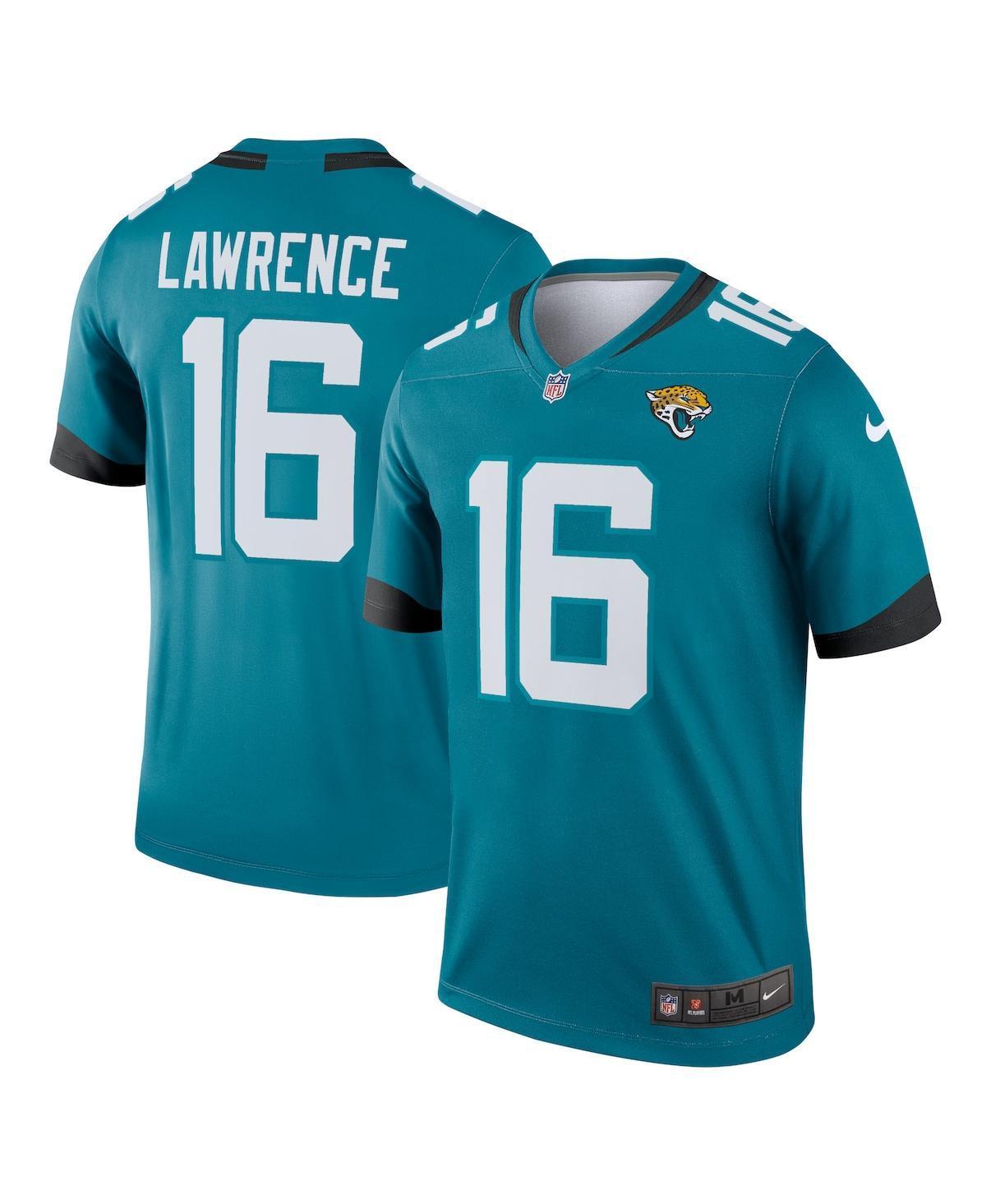 Mens Nike Trevor Lawrence Teal Jacksonville Jaguars Legend Jersey Product Image