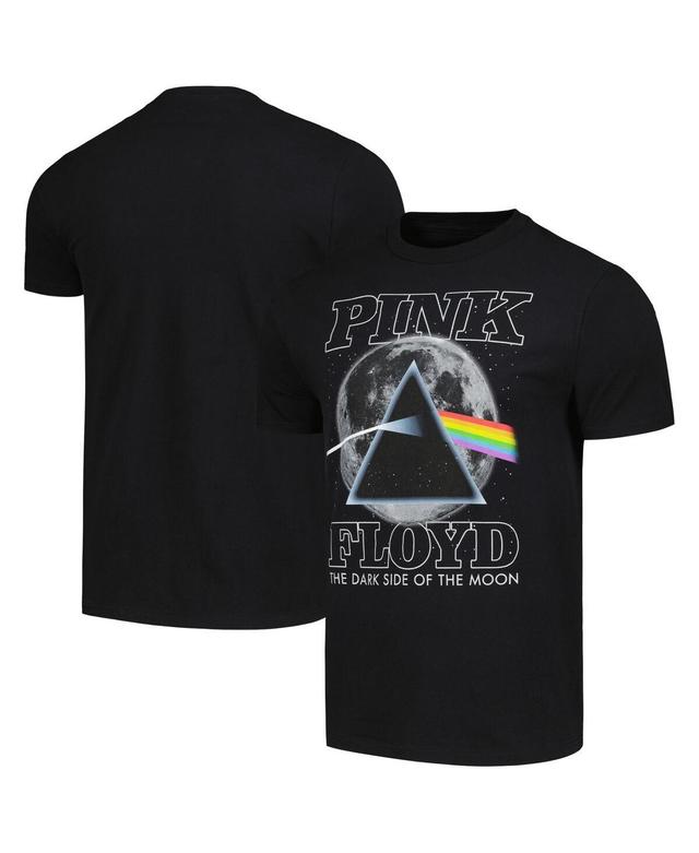 Mens Black Pink Floyd Graphic T-shirt Product Image