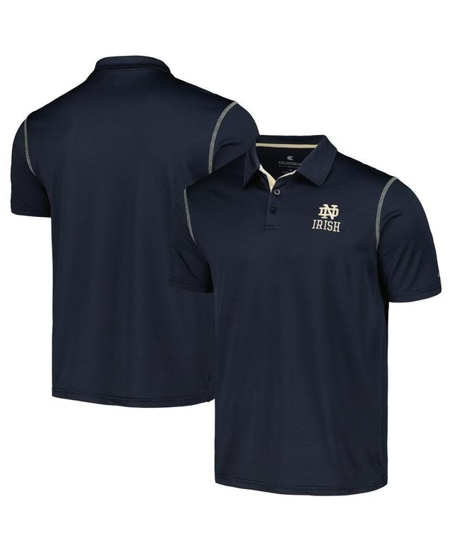 Mens Colosseum Navy Notre Dame Fighting Irish Cameron Polo Shirt Product Image