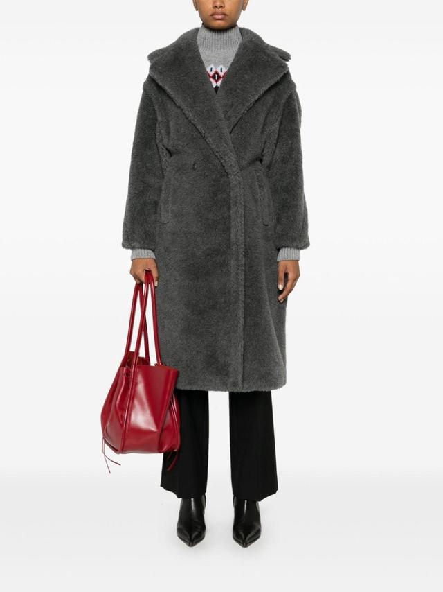 Teddy Icon Coat In Grey Product Image