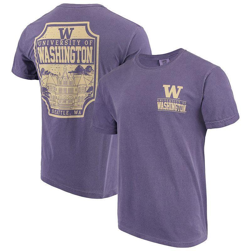 Mens Washington Huskies Comfort Colors Campus Icon T-Shirt Product Image