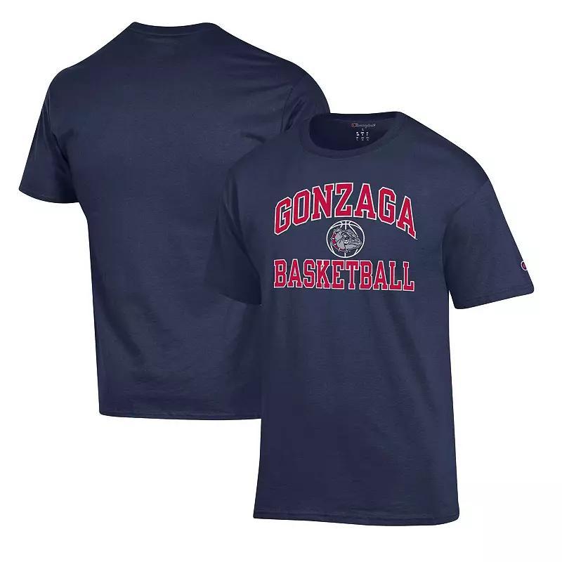 Mens Champion Navy Gonzaga Bulldogs Basketball Icon T-Shirt Zag Blue Product Image