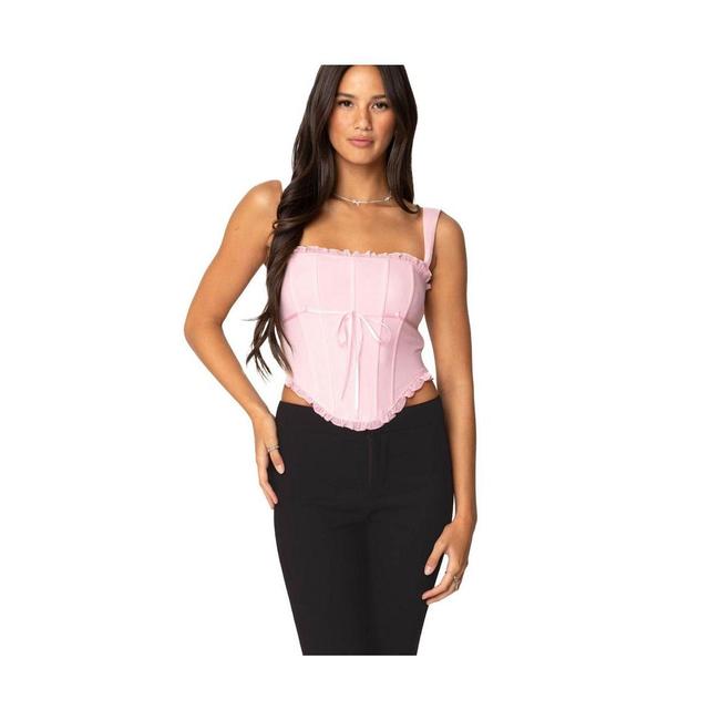 Edikted Womens Coquette Mesh Corset Product Image