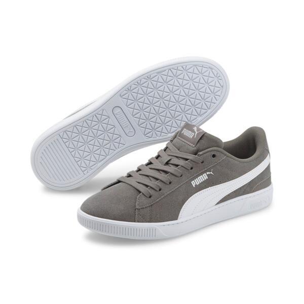 PUMA Vikky V3 Women's Sneakers in Steel Grey/White/Silver Product Image