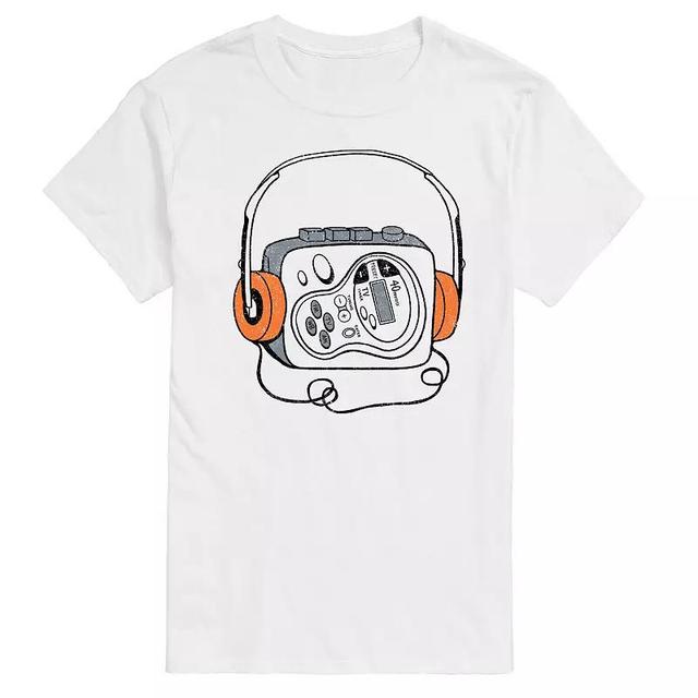 Mens Cassette Player Graphic Tee Product Image