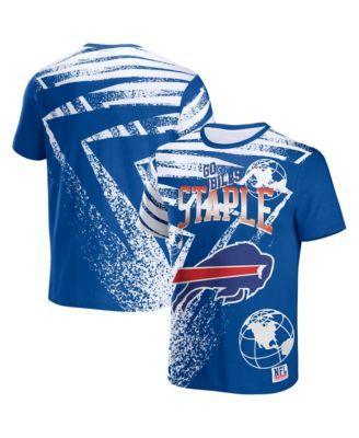 Mens Nfl X Staple Navy Chicago Bears Team Slogan All Over Print Short Sleeve T-shirt Product Image