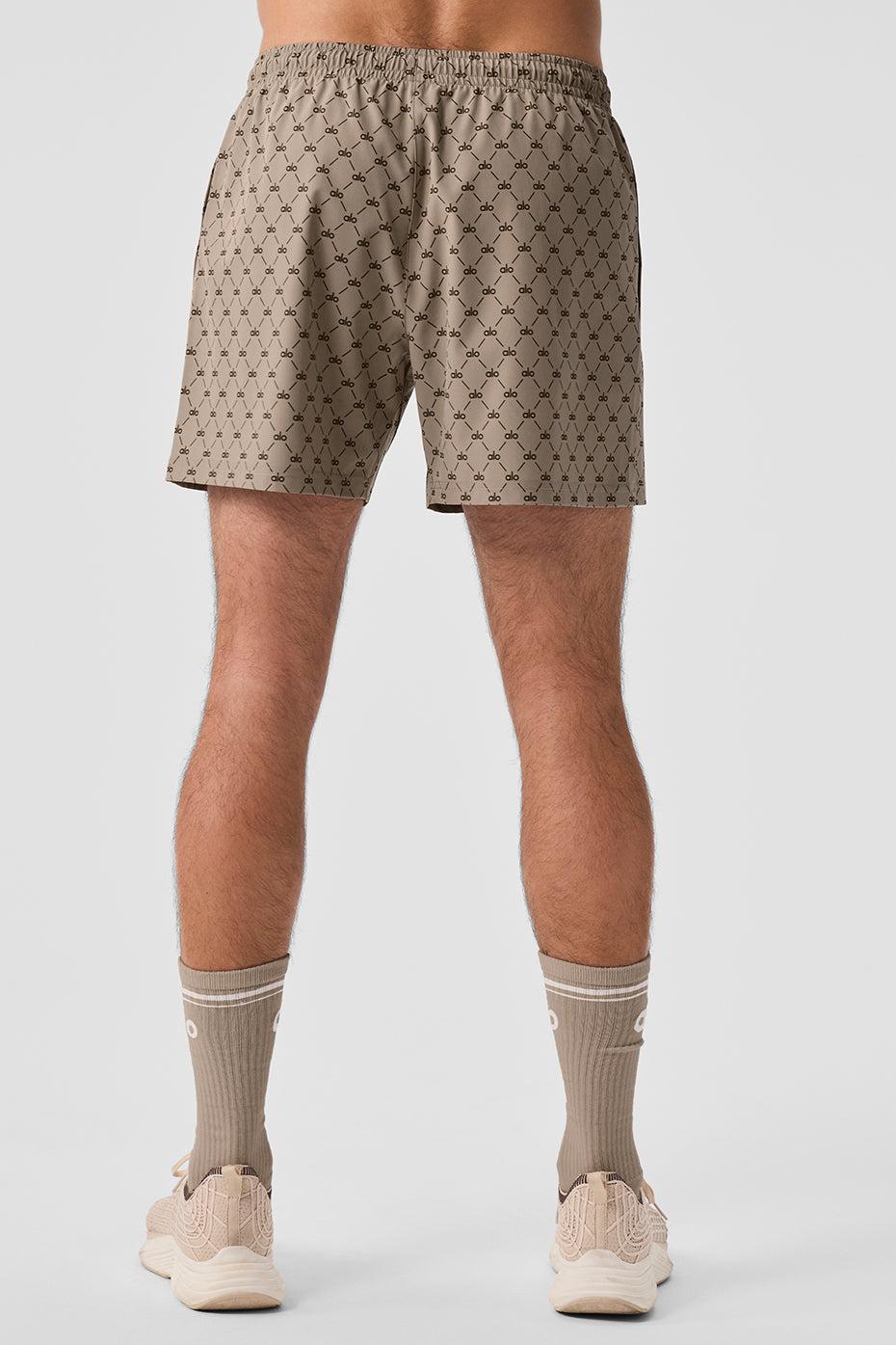 7" Diamond Circuit Short - Gravel/Espresso Male Product Image