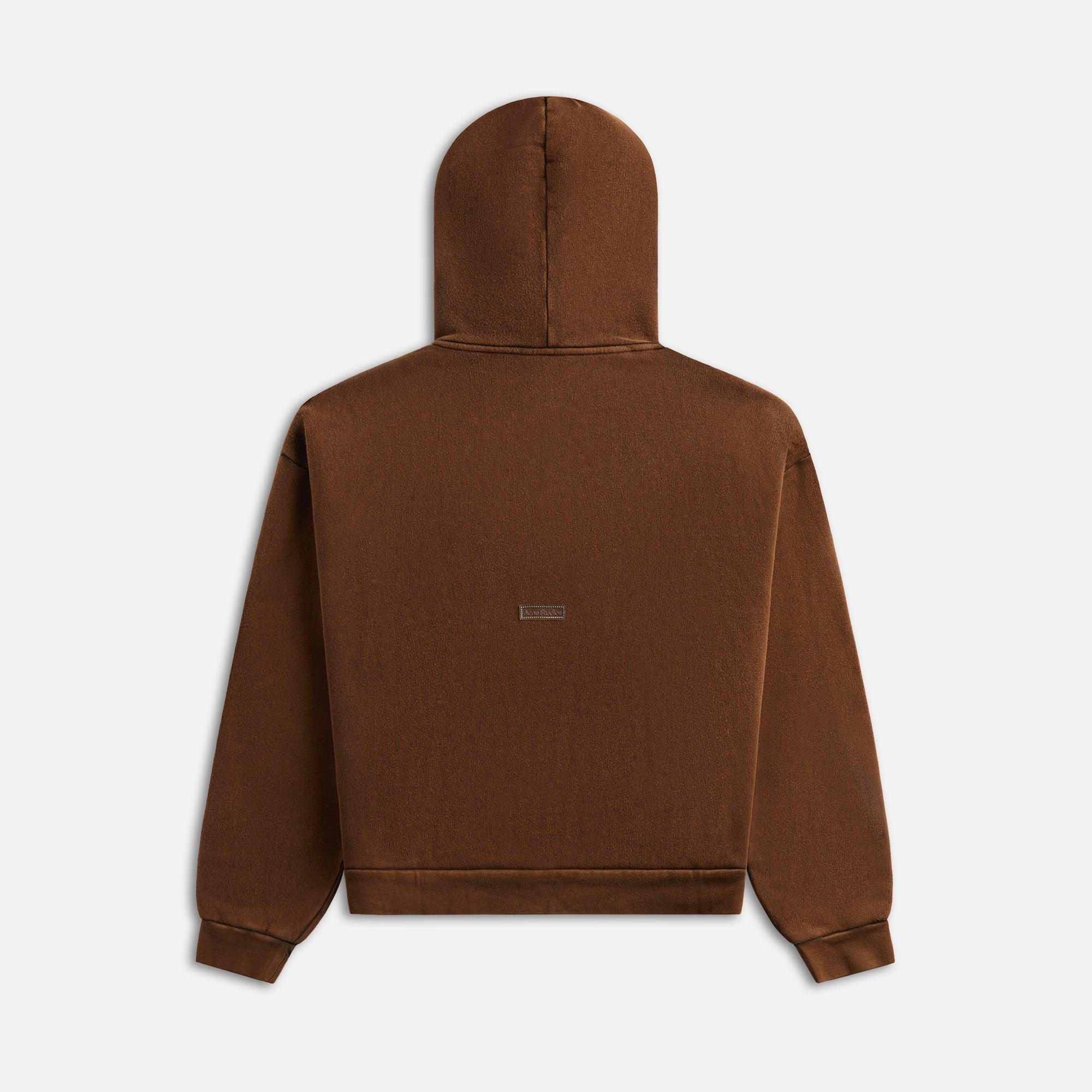 Acne Studios Fester H U Vintage Hoodie - Chocolate Brown Male Product Image