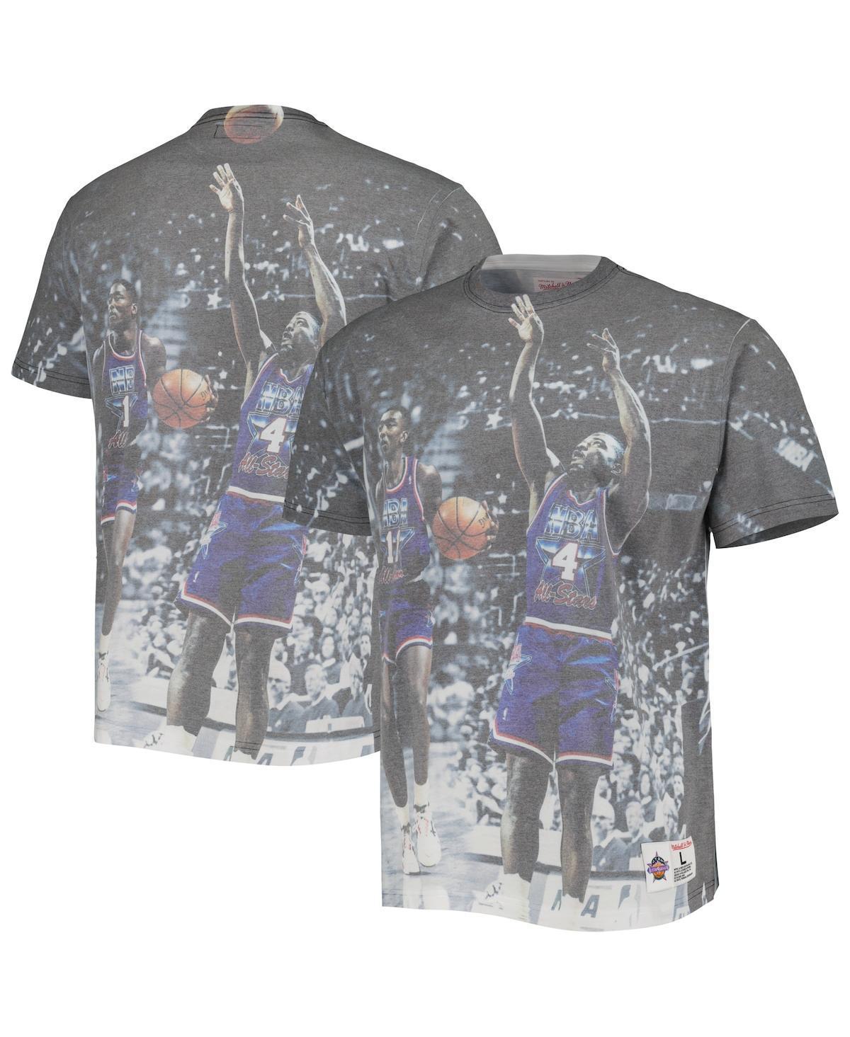 Mens Mitchell & Ness Detroit Pistons Above the Rim Graphic T-Shirt Product Image