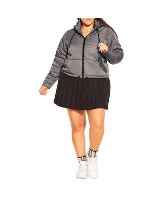 Plus Size Streetwise Puffer Jacket Product Image