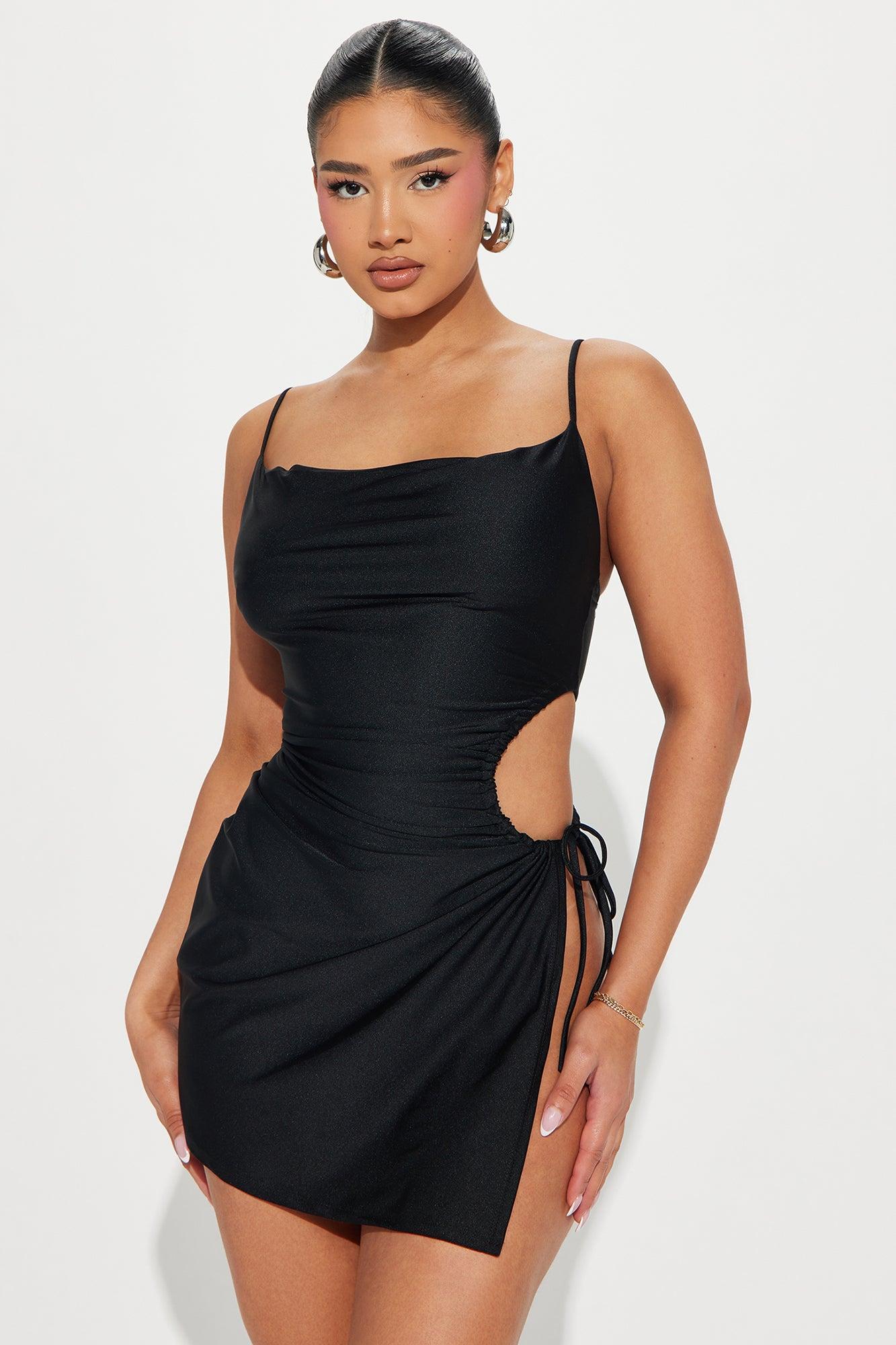 Make It Extra Spicy Mini Dress - Black Product Image