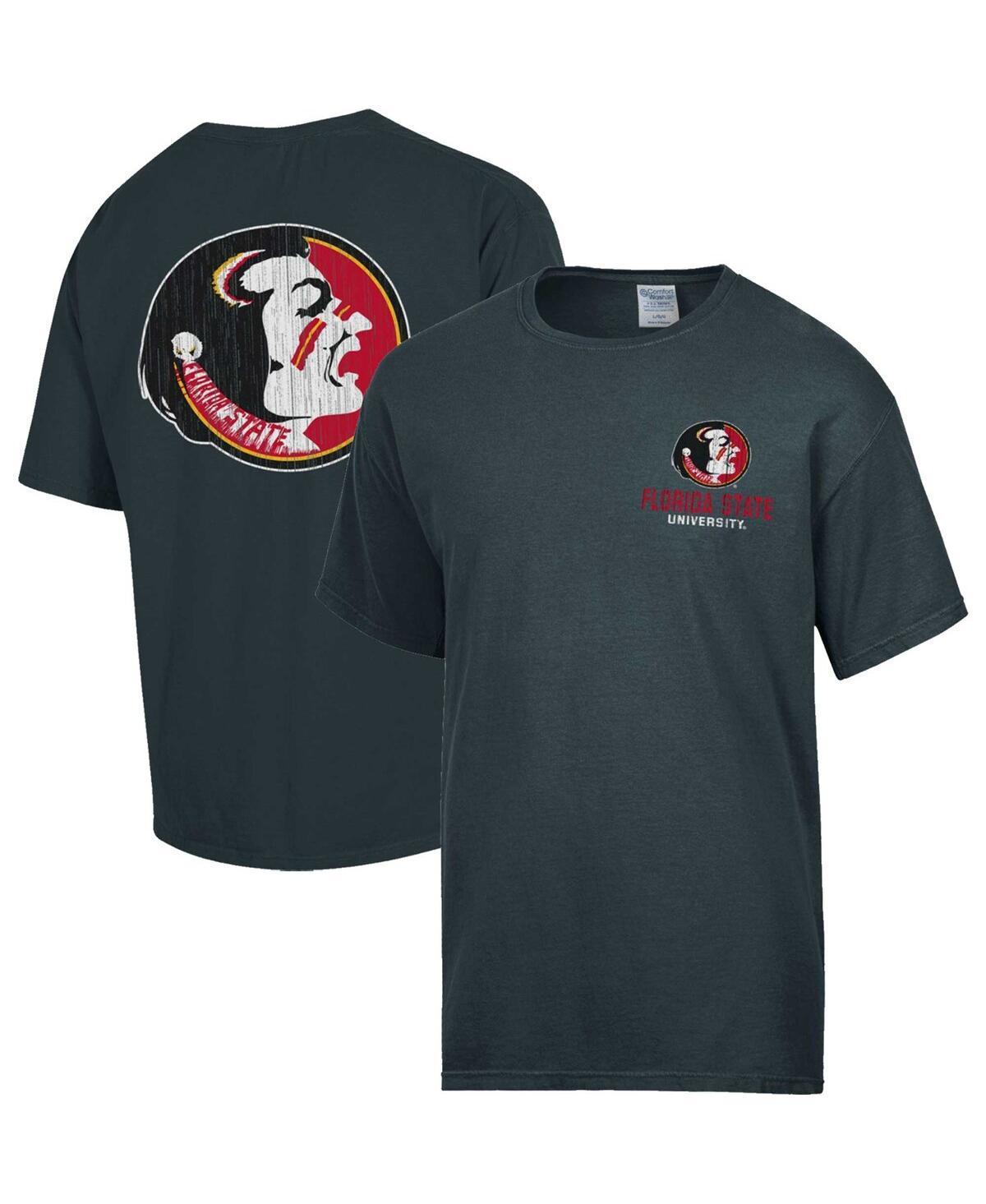 Mens Comfort Wash Charcoal Florida State Seminoles Vintage Logo T-Shirt Product Image