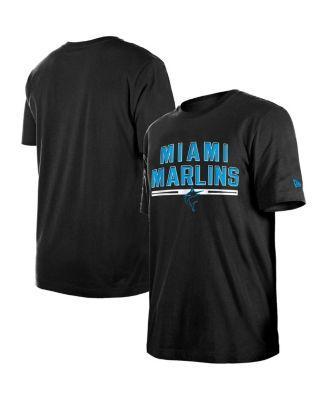 Mens New Era Black Miami Marlins Batting Practice T-shirt Product Image