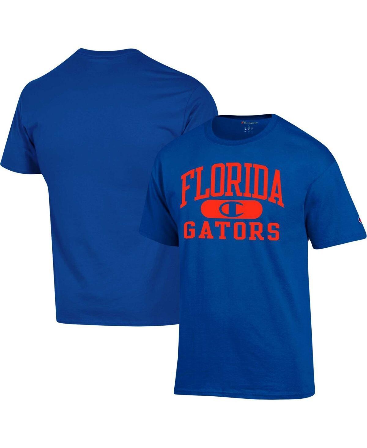 Mens Champion Royal Florida Gators Arch Pill T-shirt Product Image