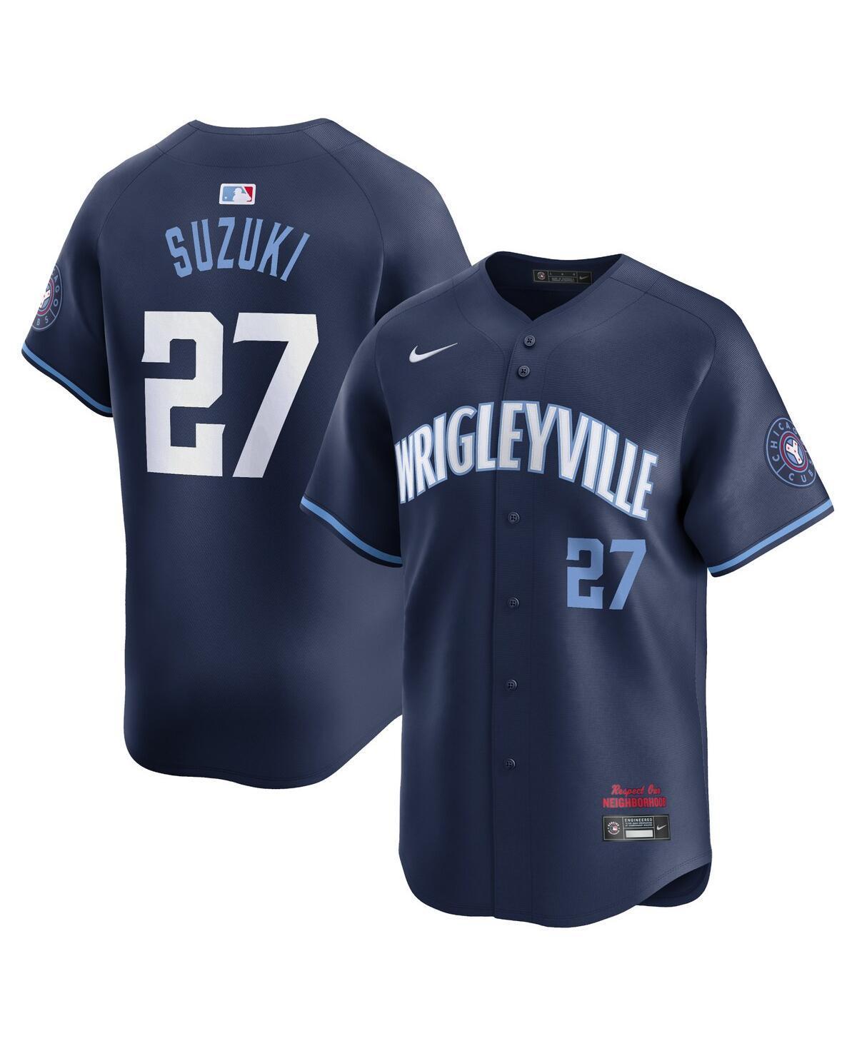 Seiya Suzuki Chicago Cubs City Connect Nike Men's Dri-FIT ADV MLB Limited Jersey Product Image