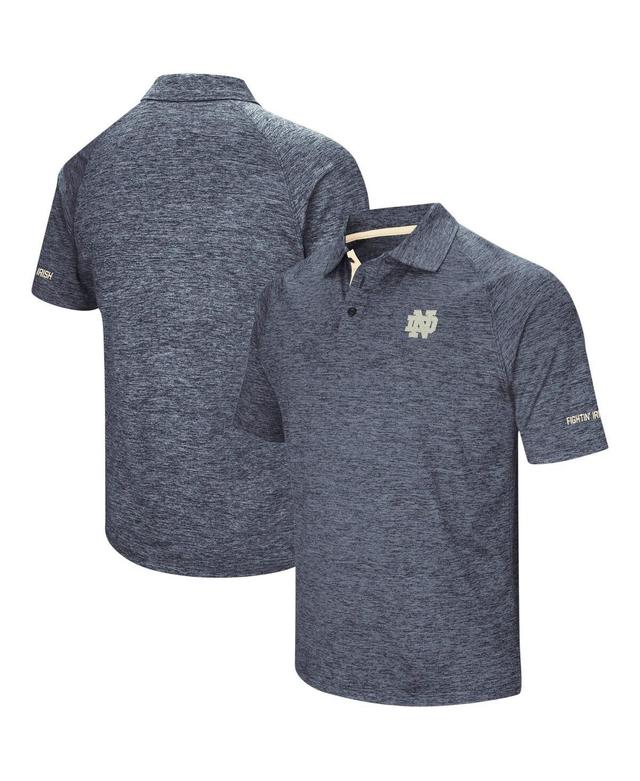 Mens Colosseum Navy Notre Dame Fighting Irish Big and Tall Down Swing Polo Shirt Product Image