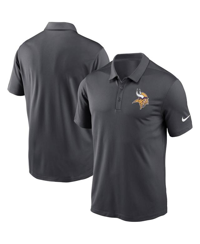 Mens Nike Charcoal Minnesota Vikings Franchise Performance Polo Shirt Product Image