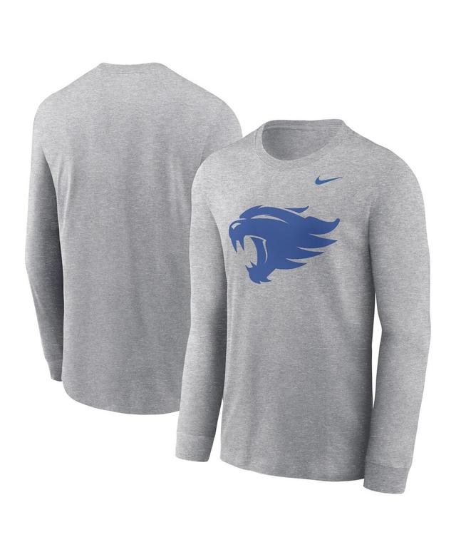 Nike Mens Heather Gray Kentucky Wildcats Alternate Logo Long Sleeve T-Shirt Product Image